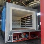 Batch Heat Treating Hot Air Trolley Furnace Annealing Furnace For Mechanical Parts for sale