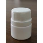 5.9g White Small Medicine Bottle , 30ml Round Plastic Bottles With Lids for sale
