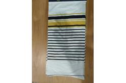 China Fashionable  And Breathable Environmental Soft Striped Material Fabric For T-Shirt supplier