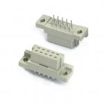 DIN 41612 Connector 2 Row 10 Pin Female Pins Straight Through Hole 2x5 Pitch 2.54mm DIP for sale