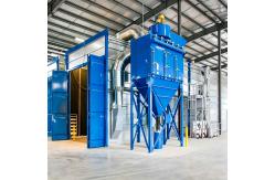 China Custom Walk-in Sandblasting Room for Large Metal Workpieces Cleaning supplier