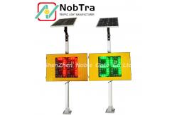 China Up To 500 Meters Visibility Range Integrated Radar Solar Traffic Signal supplier