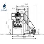 Vegetable Durable Weight Filling System Weighing Packing Machine Easy To Operate