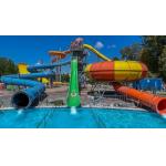 OEM Outdoor Water Park Fiberglass Water Slide For children 1 Person for sale