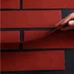 Bendable Rugged Antique Brick Exterior Wall Flexible Clay Tiles For Villa for sale