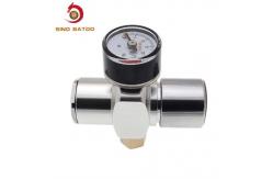 China 0-30 PSI Mini CO2 Regulator Beer Aluminium Low Pressure Single Gauge supplier
