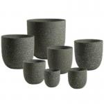 Stylish Fiber Cement Garden Pots for Flower / Green Plant in Indoor Outdoor Garden for sale