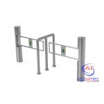 TCP IP RS485 SUS304 Cylinder Speed Turnstile Gate for sale