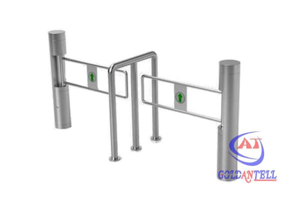 TCP IP RS485 SUS304 Cylinder Speed Turnstile Gate