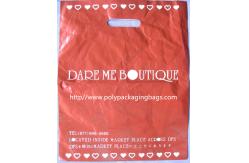 China Simple printing/Eco-friendly cutting handle for purchasing plastic bags supplier