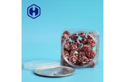 China 610ml Square Dry Fruits Grain PET Can With Aluminum Lid supplier