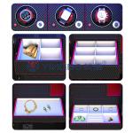H1280mm Jewelry Box Safe Biometric Fingerprint Lock Watch Winder Safe