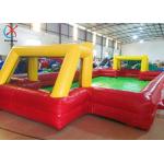 Customized Inflatable Football Field Interactive Sport Games Inflatable Water Soccer Field