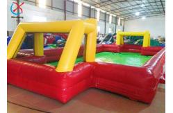 China Customized Inflatable Football Field Interactive Sport Games Inflatable Water Soccer Field supplier
