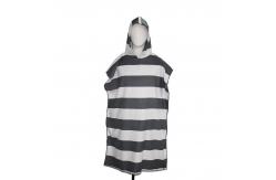 China Custom Logo Swimming Poncho Adults Towelling Beach Changing Robe supplier