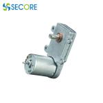 China 6V 12V Square Flat Worm Gear Motor Curtain Lifting Gear Motor 0.3Nm Torque for sale