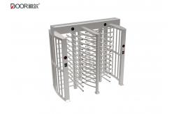 China Double Door Full Height Turnstile Gate With Dc Brushless Motor Driving supplier