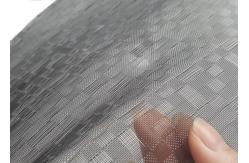 China Coustom Black & White square Pattern Architectural Glass Laminated Mesh Fabric supplier