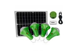 China OEM 25W 4PCS Mini Rechargeable Solar Bulb 5 Working Modes supplier