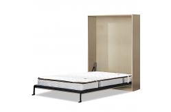 China Concealed Space-saving Hardware Kit White Vertical Foldable Mechanism Murphy Wall Bed supplier
