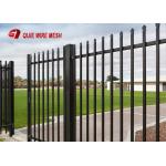 Powder Coated Wire Mesh Fence Panels Pregalvanized Spear Top Security Garrison