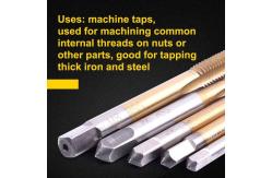 China HSS 6542 Spiral Point Taps M3-M8 Titanium Coated supplier