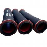 NBR Dredge Pipe Abrasion Resistant Dredge Discharge Hose With Coupling Connection