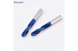 China High Precision 5 XD Tungsten Carbide Drill Bits Inner Coolant With Brazer Coating supplier