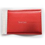 Promotional Holographic Metallic Bubble Mailers Copperplate Printing Red for sale