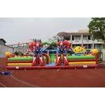 Inflatable Fun City Giant Robot  / PVC Dinosaur Fun Colourful Inflatable Mouse Airplane Fun Park for sale
