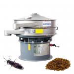Stainless Steel 6.35mm BSF Larvae Circular Vibrating Screen for sale