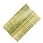 Restaurant Green Bamboo Sushi Rolling Mat Non Stick For Seaweed for sale