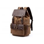 Practical Men Vintage Canvas Backpack , Multicolor Canvas Knapsack Vintage for sale