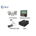 LED Infrared Lights Auto Tracking PTZ HD Camera Vehicle Mounted Mast System for sale