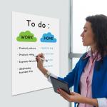 Custom Made White Matt Static Charge Self Adhesive Whiteboard Sheet In Roll for sale