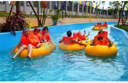 China Artificial Surf Wave Pool Exciting Water Park Lazy River Customized supplier