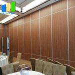 Portable Acoustic Room Dividers Track And Roller Folding Floor To Ceiling Partition Wall for sale