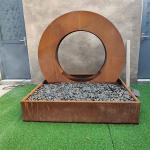 Rusty Waterfall Corten Steel Water Feature 1800mm*1800mm Anti Wear for sale