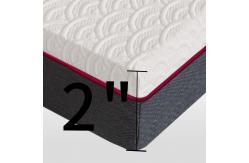China 2 Ventilated Memory Foam Mattress With Washable Removal Cover supplier