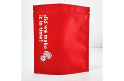 China Biodegradable Kraft Stand Up Pouches Food Packaging With Zipper supplier