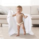 Ultra Soft Breathable Newborn Hooded Bath Towel Infant Towel Set