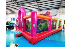 China Plato Inflatable Bounce House Combo Amusement Park Bouncy Castle Slide supplier