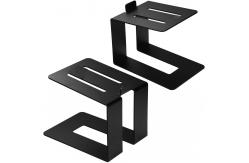 China Powder Coating Desktop Speaker Stand For Bookshelf And Laptop Audio Customized Packing supplier