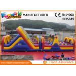 Commercial PVC Tarpaulin Inflatables Obstacle Course / Inflatable Sport Games for sale