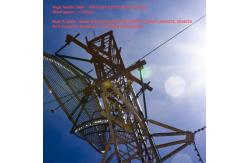 China 32M Wind Resistant Guyed Communication Tower For Island Telecom Coverage supplier