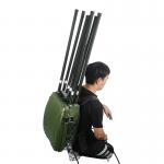 Tactical Manpack RF Jammer 2000 Meter Anti Drone Signal Jammer With Battery for sale
