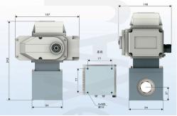 China ZBF22QS Digital Speed Indicator / double acting self retaining ball valve supplier