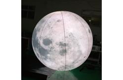 China Customized Logo Giant inflatable Balloon Flying Led Light Helium Inflatable Flag Balloon supplier