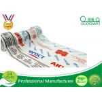 Customized Carton Sealing Water Glue BOPP Packing Tape With Label
