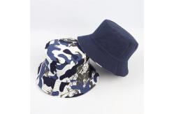 China Retro Camouflage Basin Hat Fisherman Bucket cap Double Sided Wear Foldable supplier